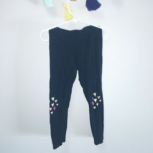 Old Navy heart knee leggings